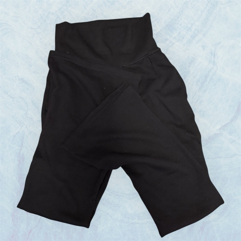PINK Victoria's Secret Black Flare Fleece Sweatpants With back pocket - Picture 3 of 3